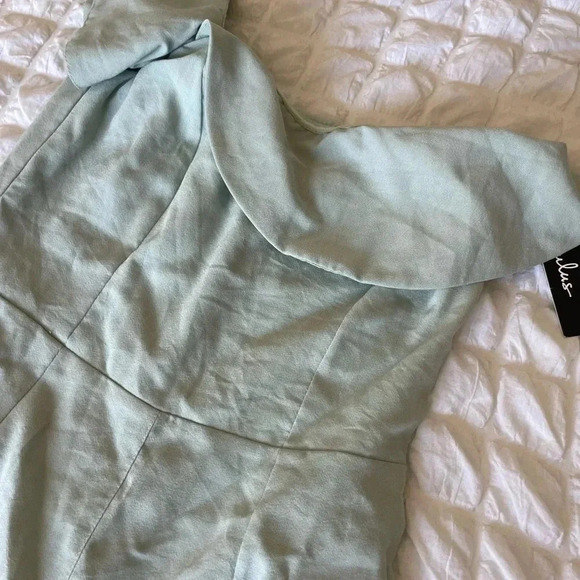 Lulus butterfly effect sage green ruffle jumpsuit - Picture 6 of 12